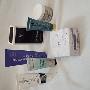 NIB  Set of Seven  Facial Scrubs and Masks